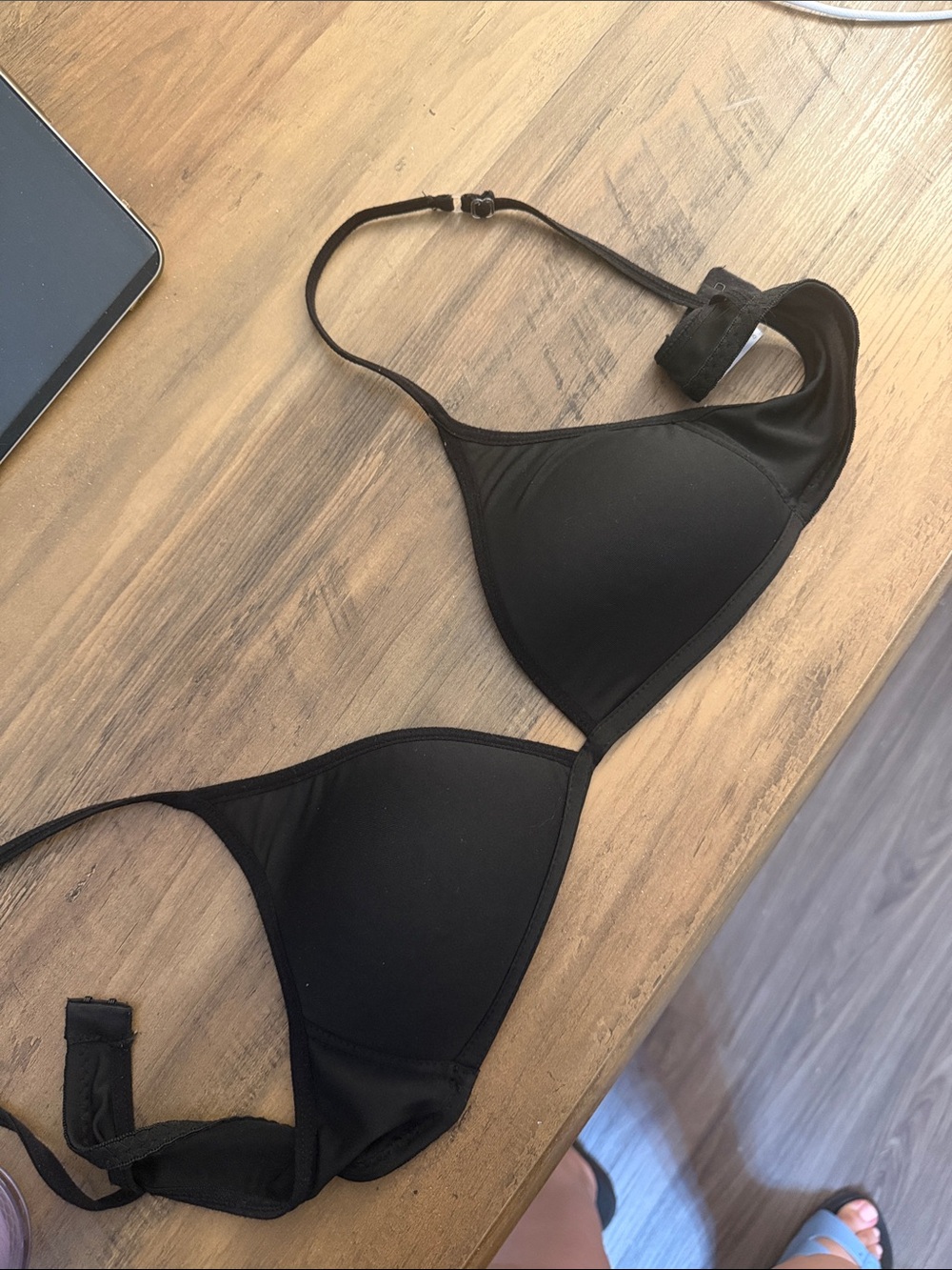 Black Women's Triangle Bra
